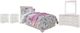 Signature Design by Ashley® Anarasia 4-Piece White Twin Sleigh Headboard Set-0