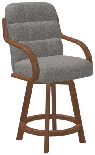 Chromcraft Customizable Ryland Counter Height Swivel Dining Stool-4