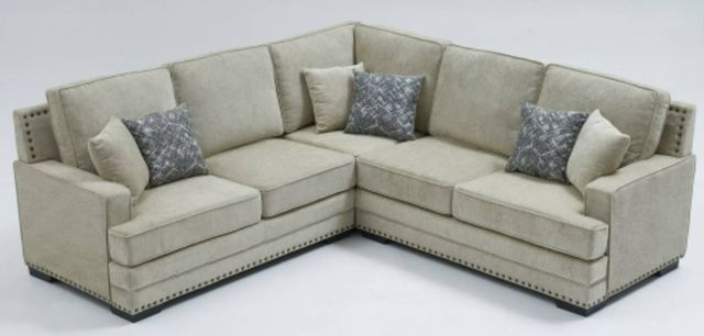 Milton Greens Stars 2-Piece Taupe L-Shape Sectional-1