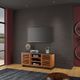 Legends Home Graceland Black/Bourbon 63" Console-1