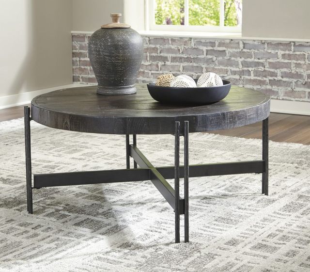 Signature Design by Ashley® Jillenhurst Dark Brown Coffee Table-2