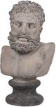 A & B Home Stone Hercules Bust Statue-0