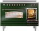 Ilve® Nostalgie II Series 48" Emerald Green Pro Style Induction Range-3