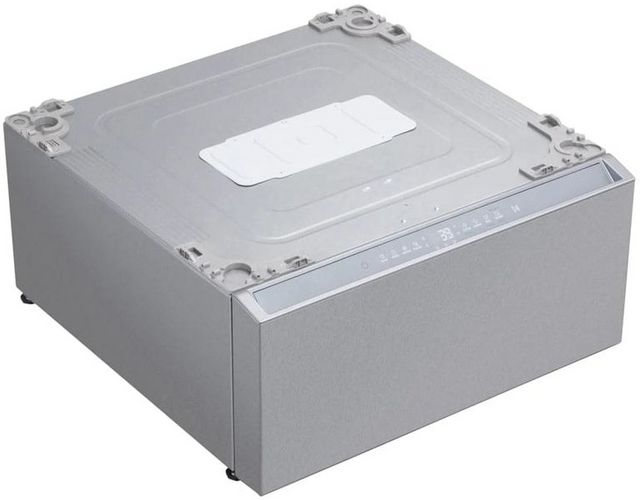 LG Signature SideKick™ 1.0 Cu. Ft. Brushed Platinum Steel Pedestal Washer-8