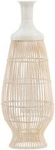 A & B Home Natural/White Candle Holder-0