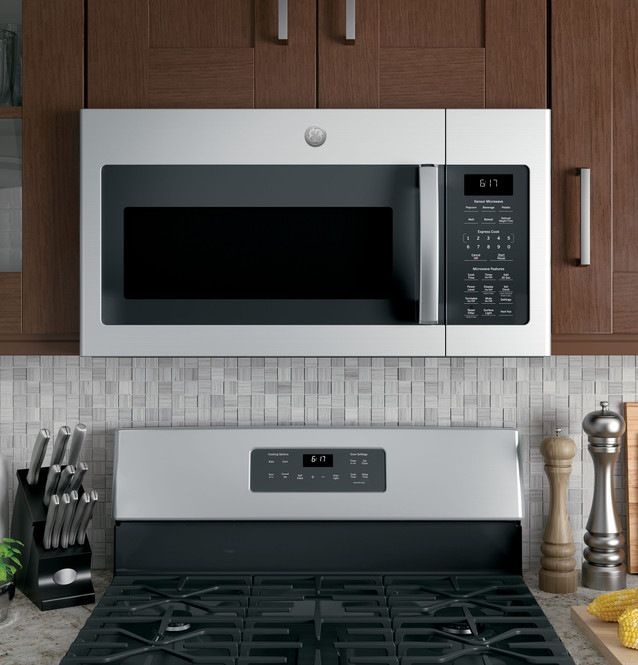 GE® Series 1.7 Cu. Ft. Stainless Steel Over The Range Sensor Microwave-4