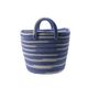 A & B Home 2-Piece Blue/White Basket Set-4