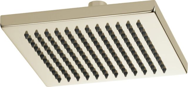 Brizo Essential™ Brilliance® Polished Nickel 2.5 GPM Linear Square Single-Function Raincan Shower Head-0