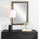 Uttermost® Silvio Antiqued Silver/Champagne Vanity Mirror-1