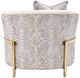 Michael Amini® Lisbon Gold/Opal Accent Chair-4