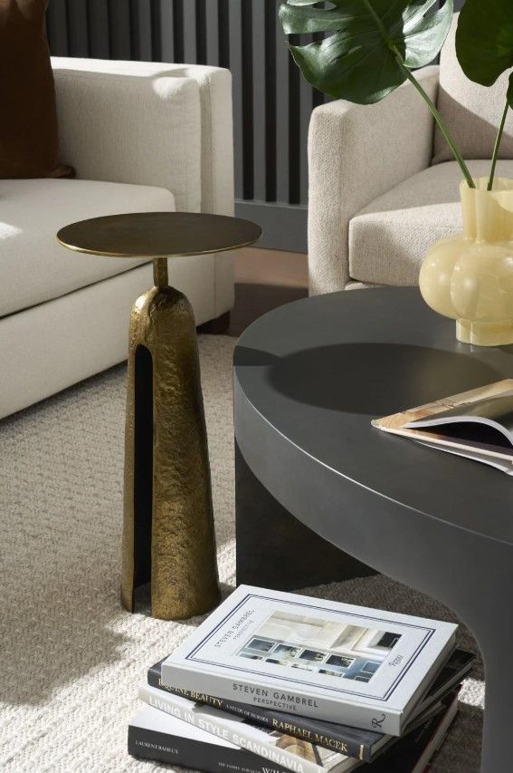 Universal Explore Home™ Modern Gold Martini Table-1