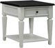 Liberty Furniture Allyson Park 3-Piece Charcoal Occasional Table Set with Wirebrushed White Base-3