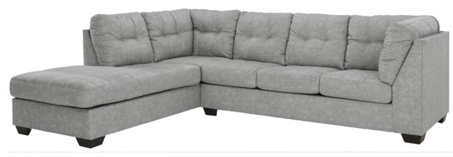 Benchcraft® Falkirk 2-Piece Steel Left-Arm Facing Sofa Sectional and Chaise-0