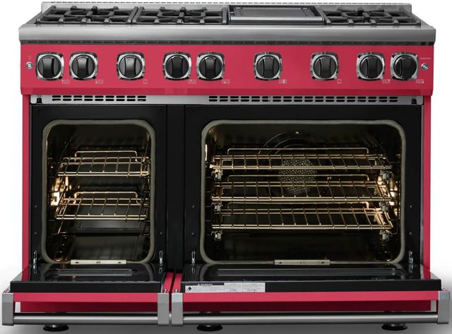 Viking® 7 Series 48'' Valentine Pro Style Gas Range with Griddle-1