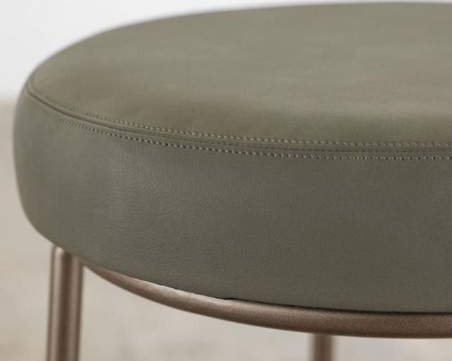 International Furniture Direct Frida Gold/Green Stool-2