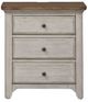 Liberty Furniture Farmhouse Reimagined 4-Piece Antique White/Chestnut King Bedroom Set-4