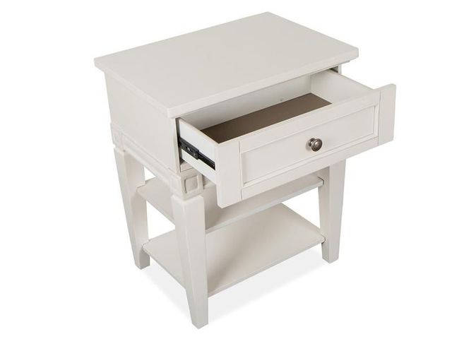 Magnussen Home® Willowbrook Egg Shell White Open Nightstand-2