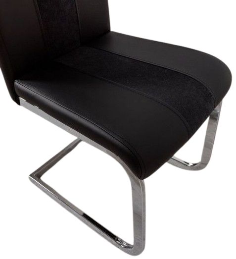 Global Furniture USA D915 4-Piece Black Dining Chair Set-3