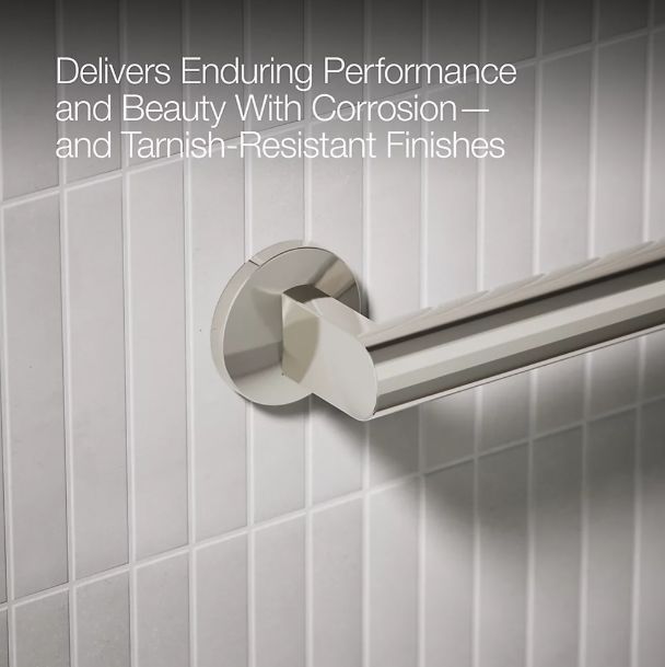 KOHLER® Components® Vibrant Polished Nickel 42" Grab Bar-4