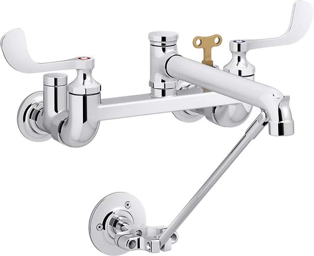 KOHLER® Triton® Bowe® Polished Chrome 6" Service Sink Faucet-0