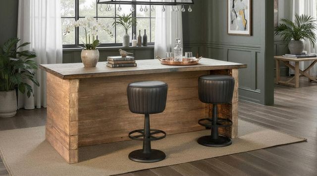 Nest Home Collections Mushroom Black Counter Stool-1