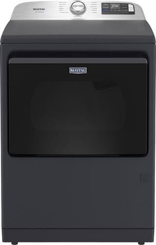 Maytag® 7.4 Cu. Ft. Midnight Steel Front Load Electric Dryer with Pet Pro Option