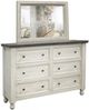 International Furniture Direct Stone Ivory/Weathered Gray Dresser-2