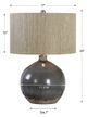 Uttermost® Vardenis Charcoal Gray Table Lamp-2