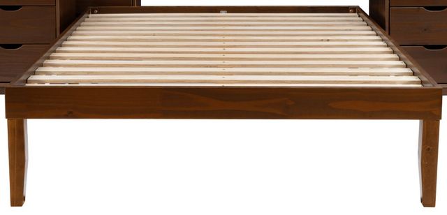 Powell® Portix 4-Piece Walnut Youth Full Simple Bedroom Set-1