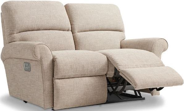La-Z-Boy® Robin Taupe Power Reclining Loveseat with Headrest-2