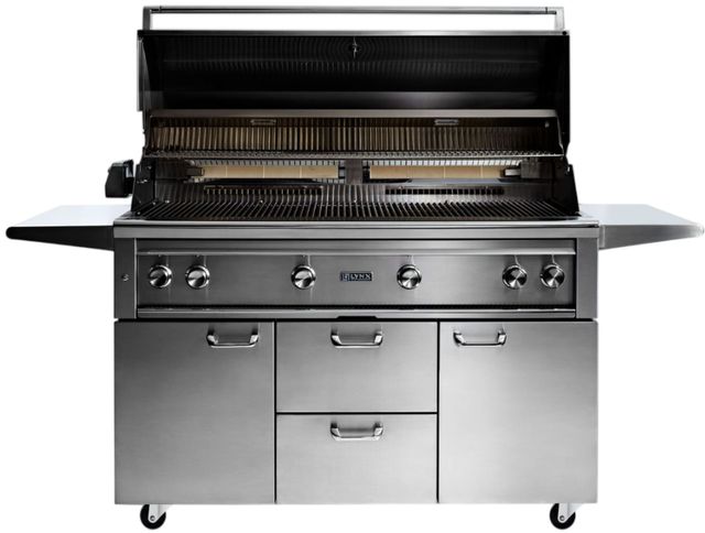 LYNX® Professional 4-Burner Stainless Steel Freestanding Natural Gas Grill with Rotisserie-4