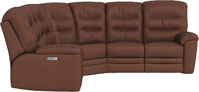 Palliser® Furniture Customizable Keiran 5-Piece Wall Hugger Power Reclining Sectional with Power Headrest-2