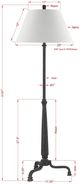 Forty West Rudy Black Floor Lamp-1