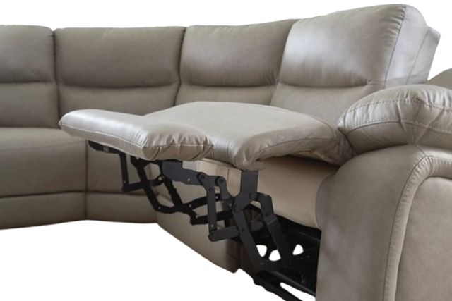Signature Design by Ashley® Brannigan 6-Piece Pebble Power Reclining L-Shape Sectional with Storage Console-3