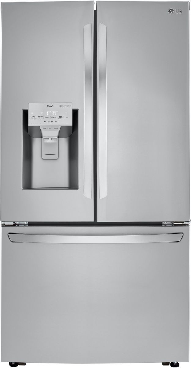 LG 23.5 Cu. Ft. PrintProof™ Stainless Steel Counter Depth French Door Refrigerator