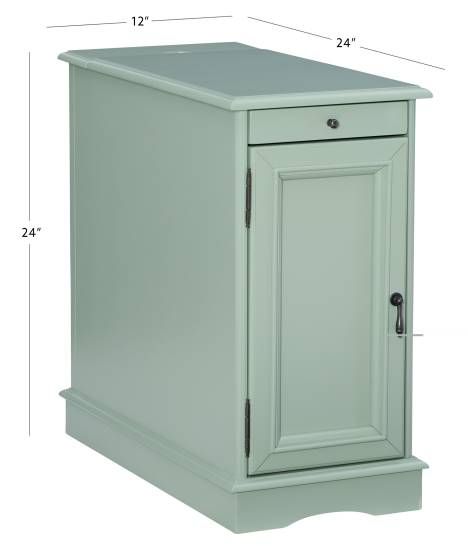 Powell® Butler Aqua Accent Table-7
