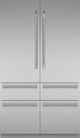 Thermador® Freedom® 48" 26.8 Cu. Ft. Stainless Steel Built-in French Door Refrigerator with Professional Handle-0