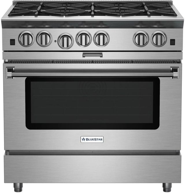 BlueStar® Platinum™ Series 36" Color Match Pro Style Natural Gas Range-0