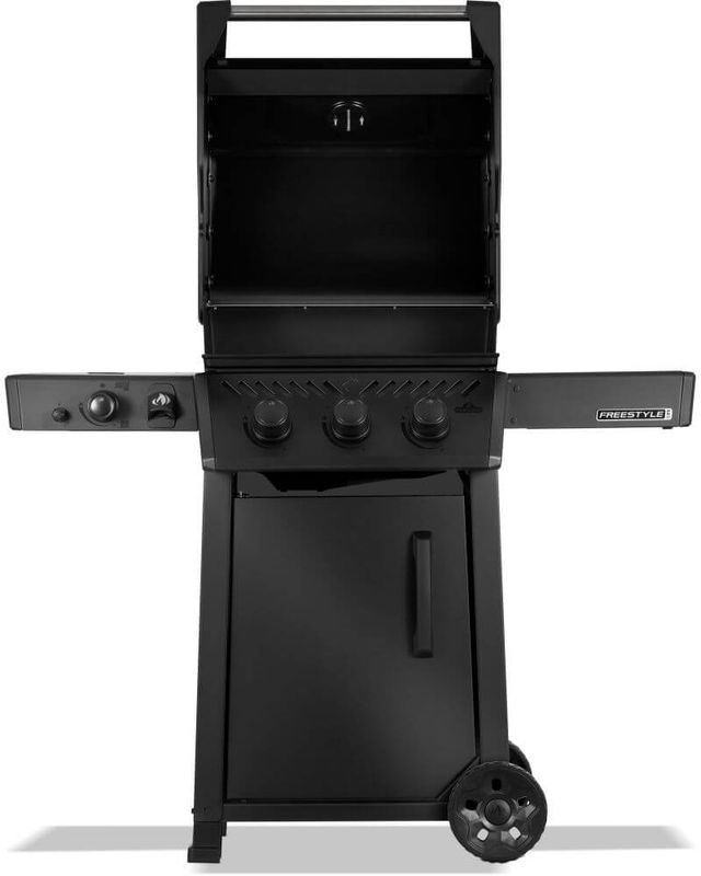 Napoleon Freestyle™ PRO 365 3-Burner Matte Black Freestanding Natural Gas Grill with Infrared Side Burner-4