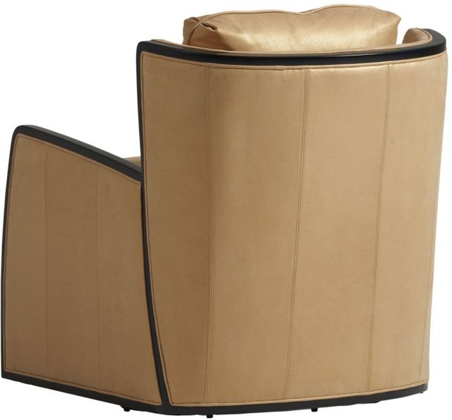 Lexington Home Customizable Carlyle Delancey Leather Swivel Chair-2