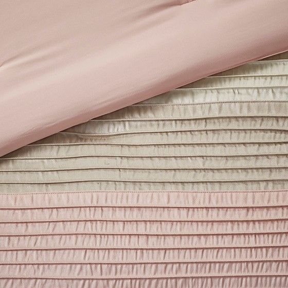 Olliix by Madison Park Amherst 7 Pieces Blush and Taupe Queen Comforter Set-4