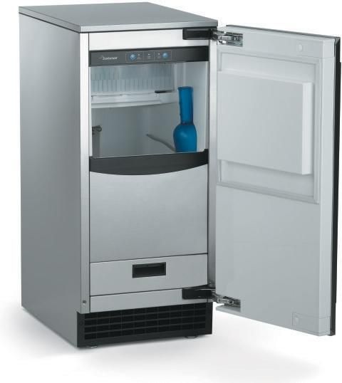Scotsman® Brilliance® 15" 65 lb. Stainless Steel Ice Maker-2