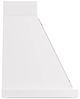 Ilve® Nostalgie II Noblesse 48" White Wall Mounted Range Hood with Burnished Trim-2