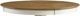 John Thomas Furniture® Vista Hickory Top Dining Table with Shell Base-1