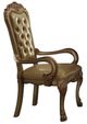 ACME Furniture Dresden 2-Piece Bone/Gold Patina Arm Chair Set-0