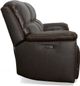 Flexsteel® Jackson Dark Brown Power Reclining Sofa with Power Headrests-4