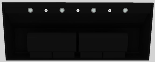 Vent-A-Hood® 60" Black Wall Mounted Range Hood-3