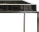 Decor-Rest® Furniture LTD Luxe Mirrored Side Table Top with Chrome Base-1