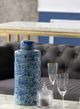 A & B Home Inez Blue/White Lidded Jar-3