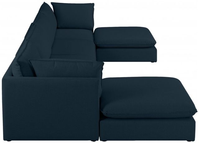 Meridian Furniture Mackenzie 6-Piece Navy Modular Sectional Set-2